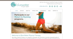 Desktop Screenshot of bluewaterphysicaltherapy.com
